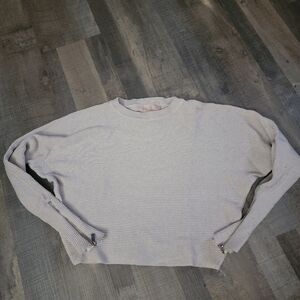 Philosophy long sleeve zipper arms size medium